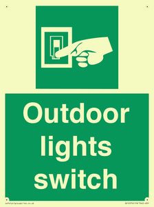Outdoor lights switch